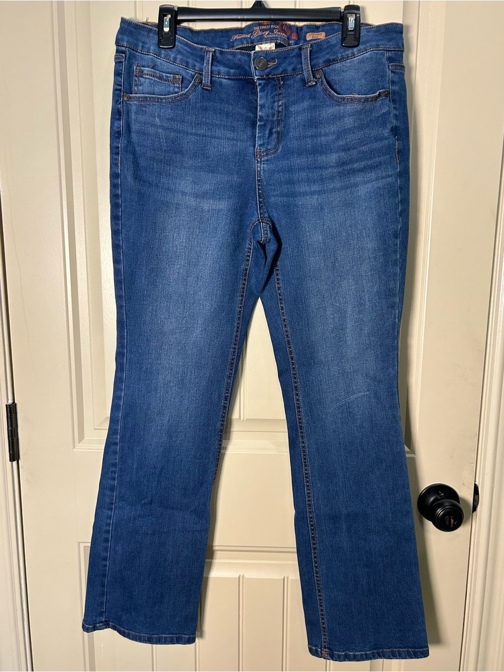 Faded Glory Women’s Classic Blue Bootcut Jeans Size 14A Medium Wash Casual Denim